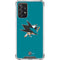 NHL San Jose Sharks Solid Background Galaxy A72 5G Clear Case
